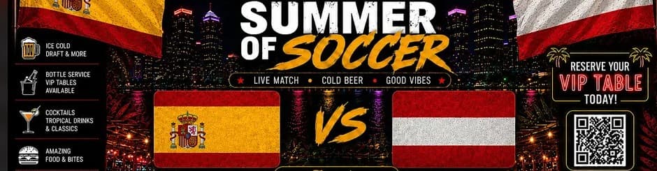 Spain vs. Austria • Summer of Soccer Watch Party at La Tropical Miami