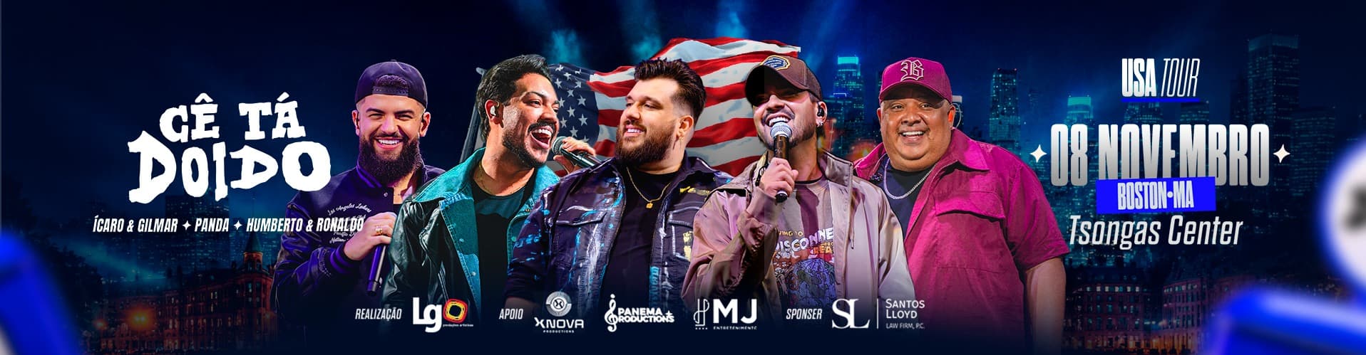 Cê Tá Doido USA Tour - BOSTON