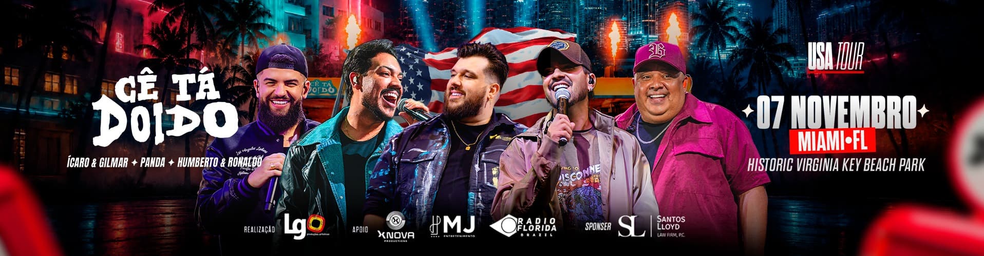 Cê Tá Doido USA Tour - MIAMI