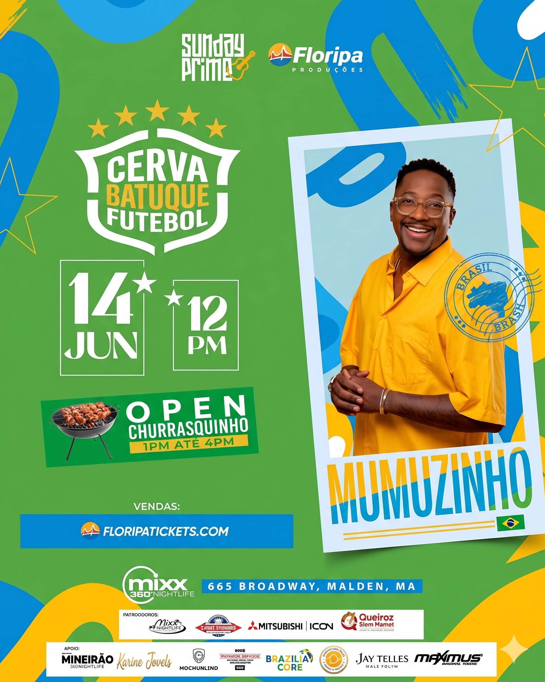 Cerva, Batuque & Futebol com Mumuzinho