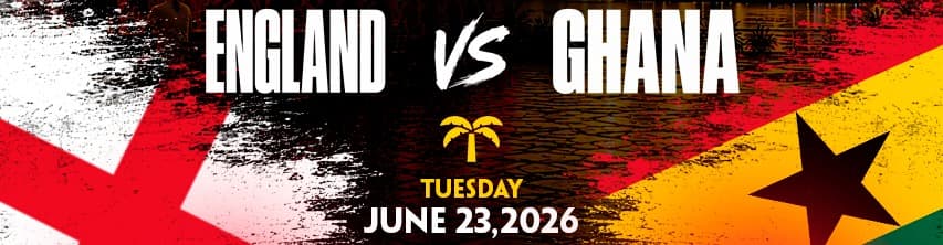 England vs Ghana • Summer of Soccer Watch Party at La Tropical Miami