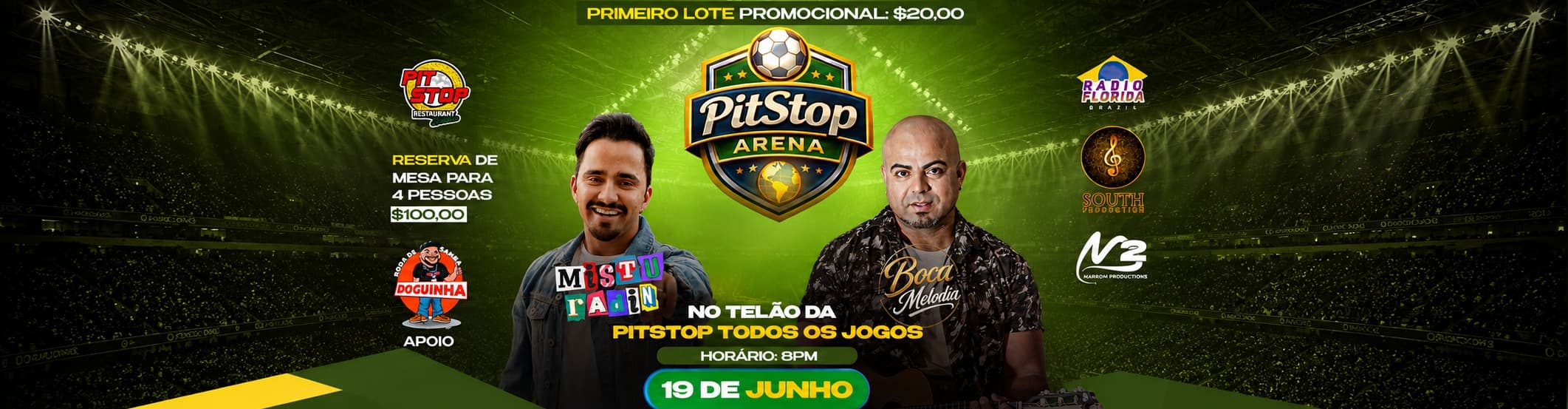 PitStop Arena – 19 de Junho